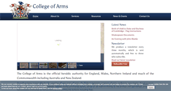 Desktop Screenshot of college-of-arms.gov.uk